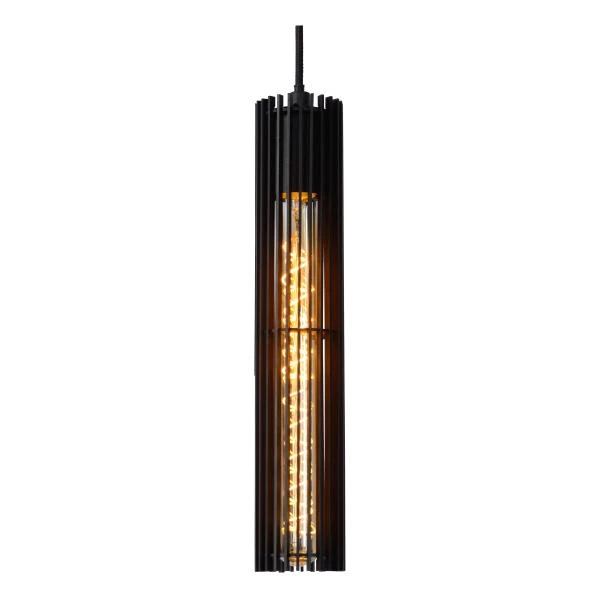 Lucide LIONEL - Pendant light - Ø 6,5 cm - 1xE27 - Black - detail 3